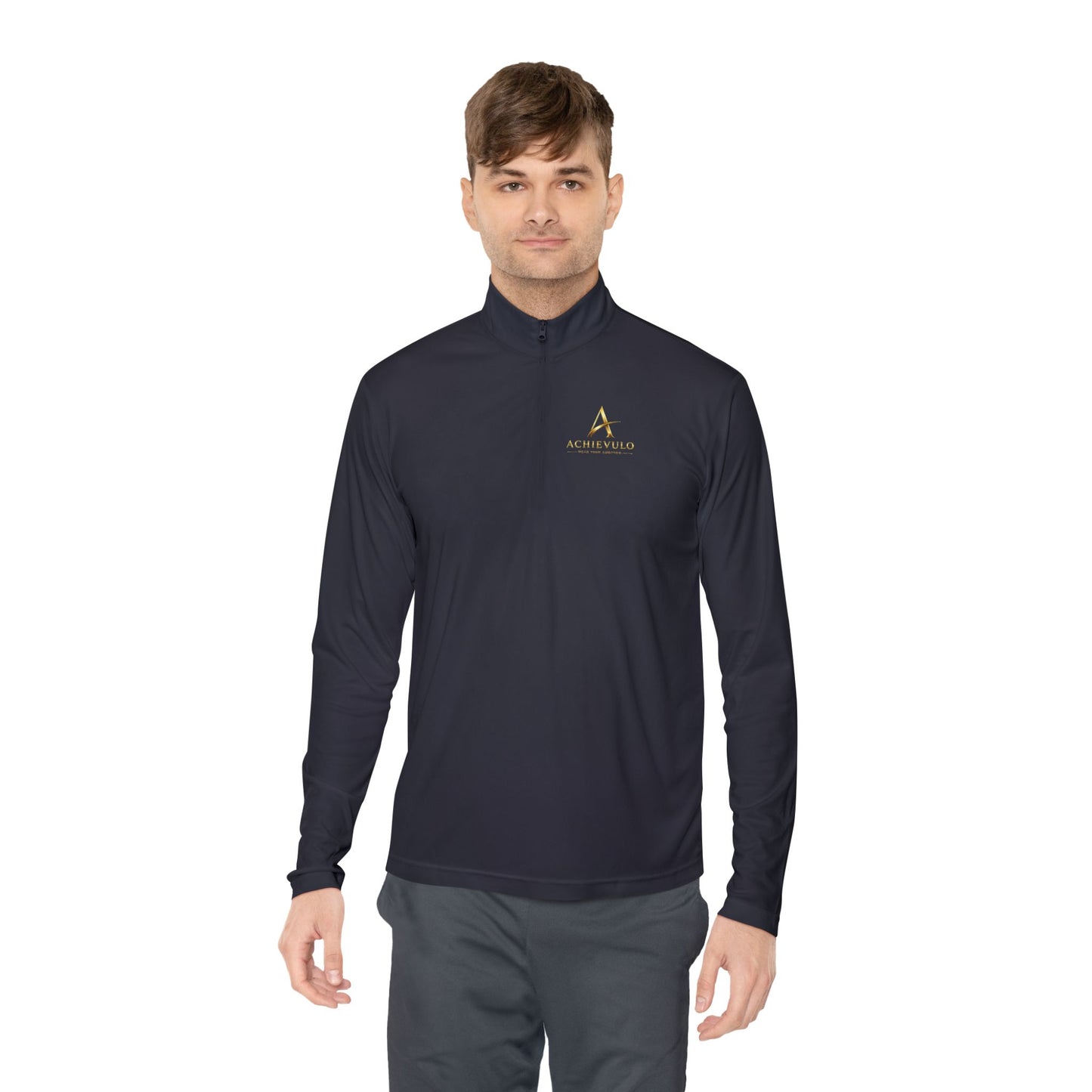 ACHIEVULO Gold Label Quarter-Zip Pullover