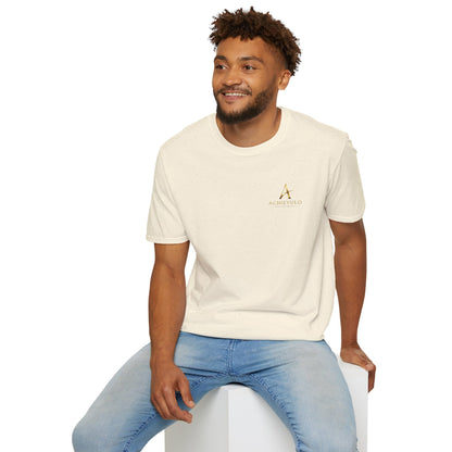 ACHIEVULO Signature Gold Emblem Tee