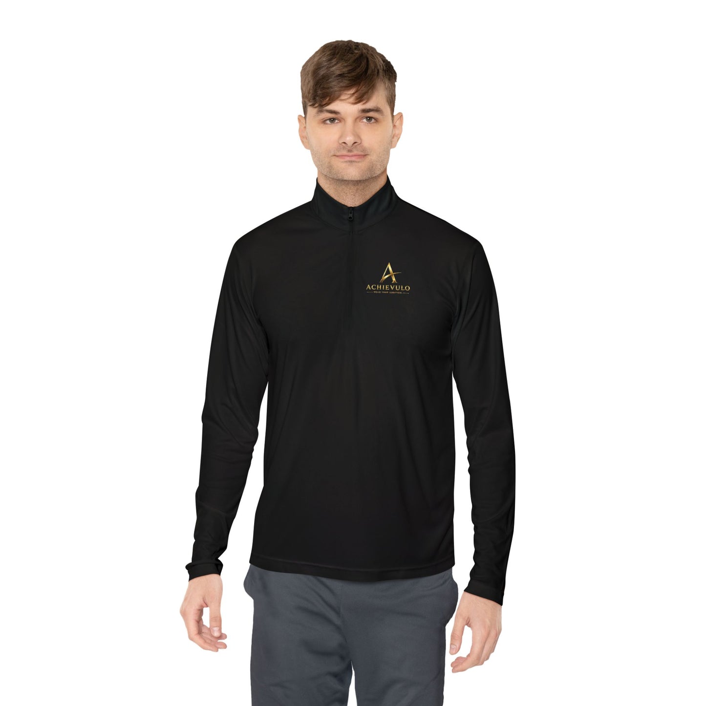 ACHIEVULO Gold Label Quarter-Zip Pullover