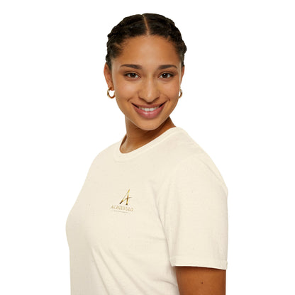 ACHIEVULO Signature Gold Emblem Tee
