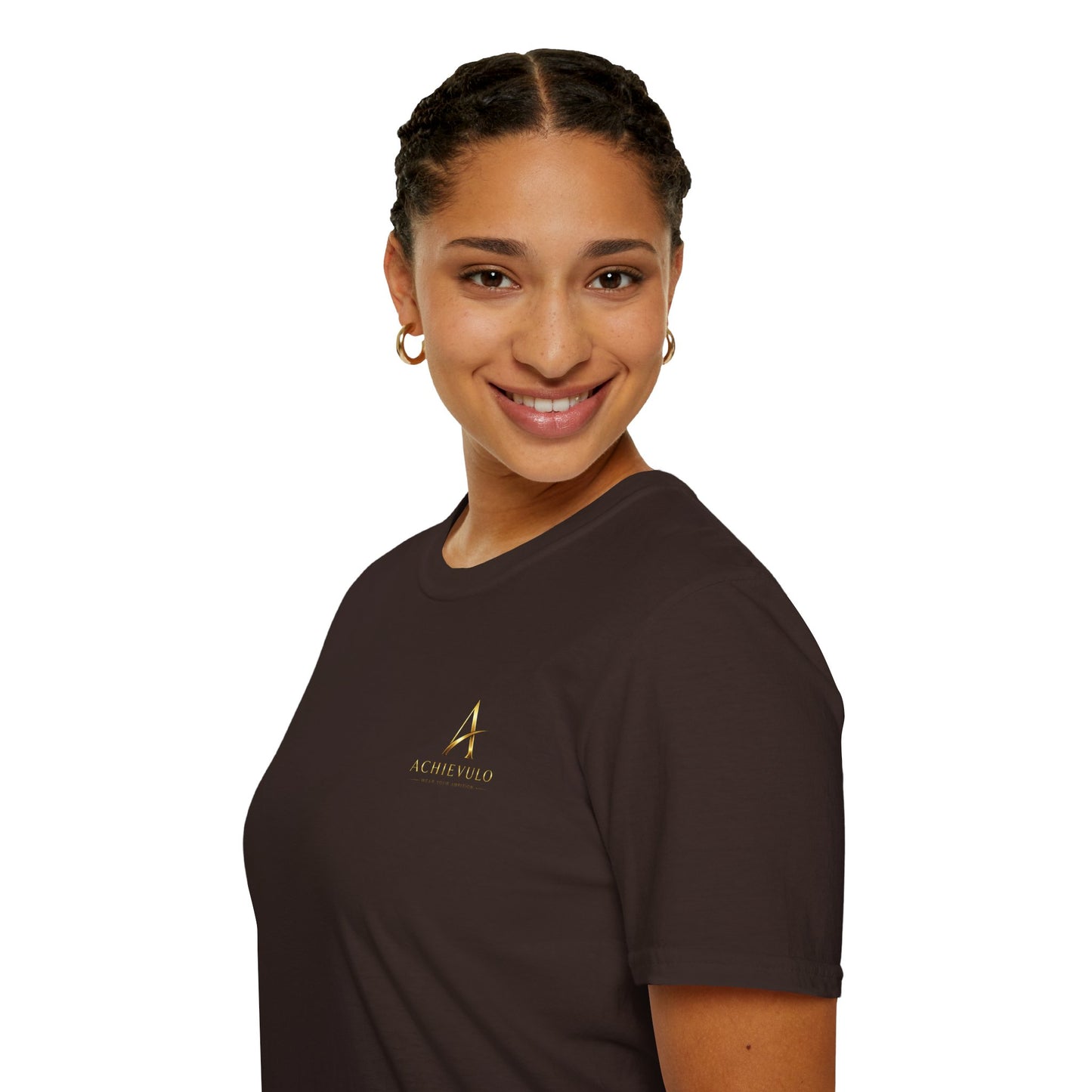 ACHIEVULO Signature Gold Emblem Tee