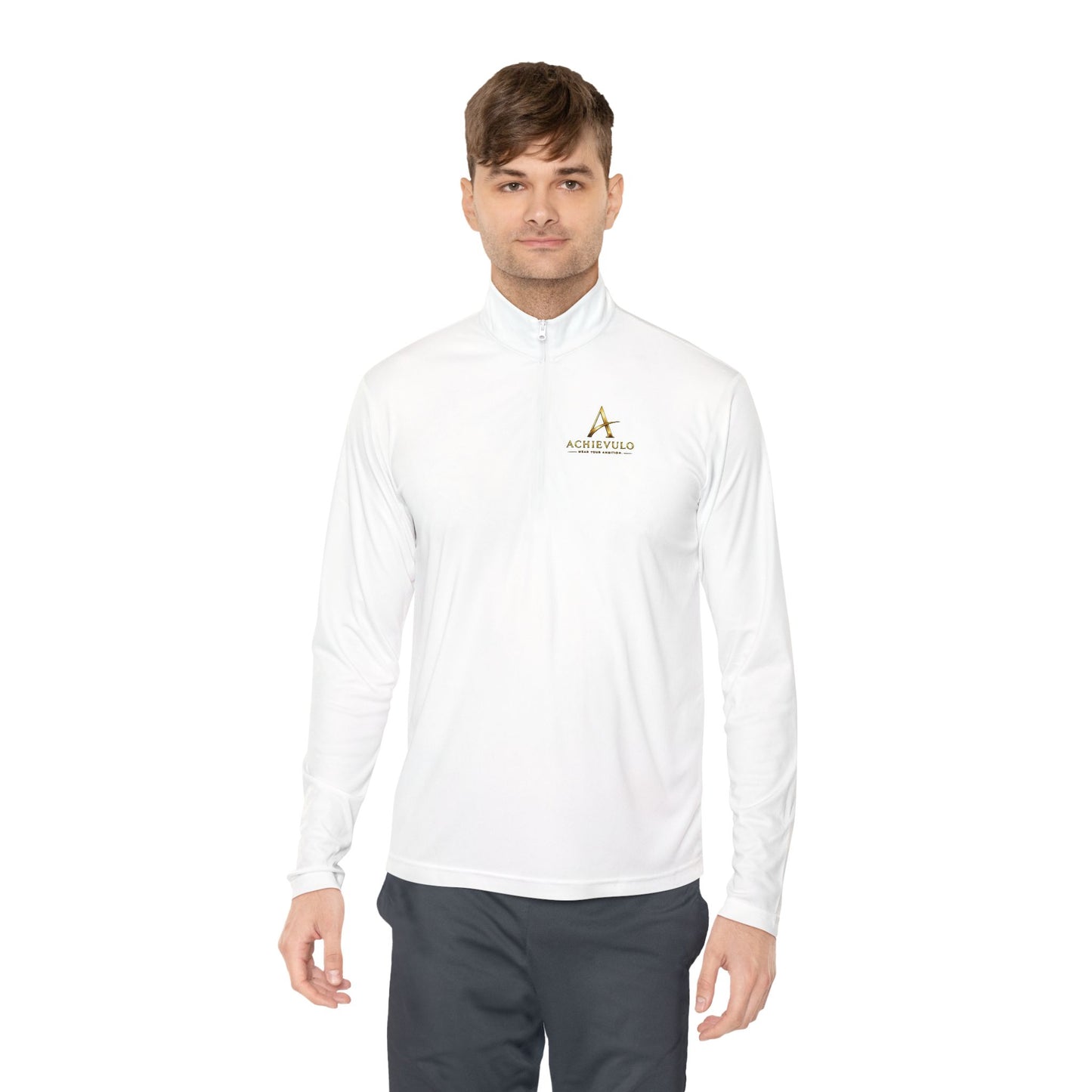 ACHIEVULO Gold Label Quarter-Zip Pullover