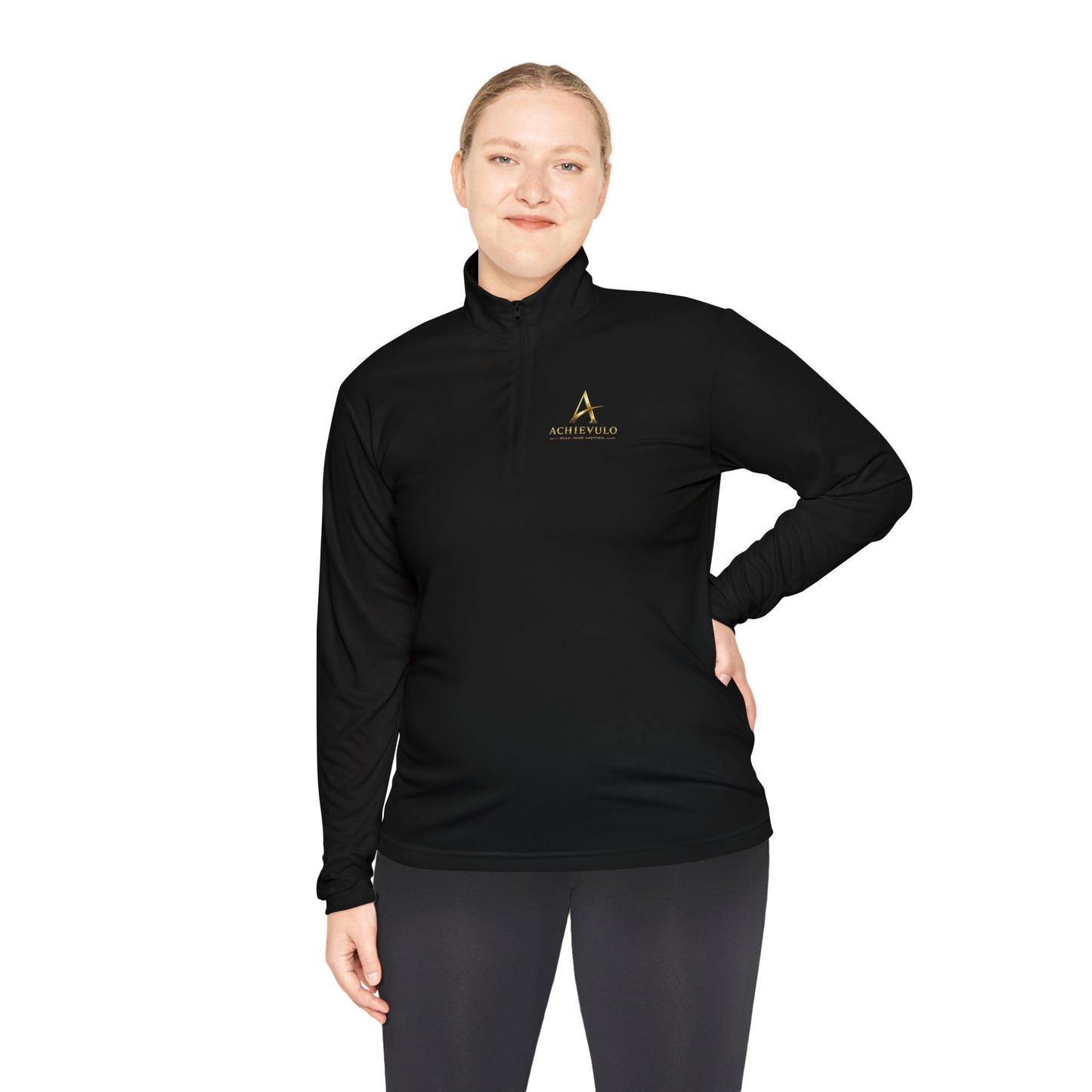 ACHIEVULO Gold Label Quarter-Zip Pullover