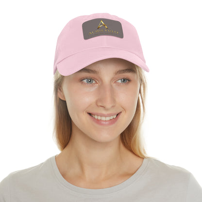 Achievulo Signature Leather Patch Dad Hat