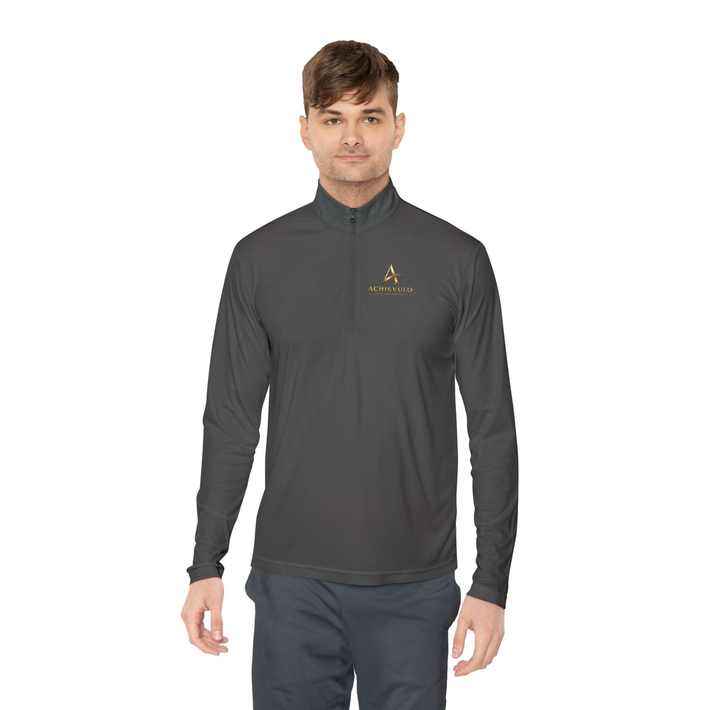 ACHIEVULO Gold Label Quarter-Zip Pullover