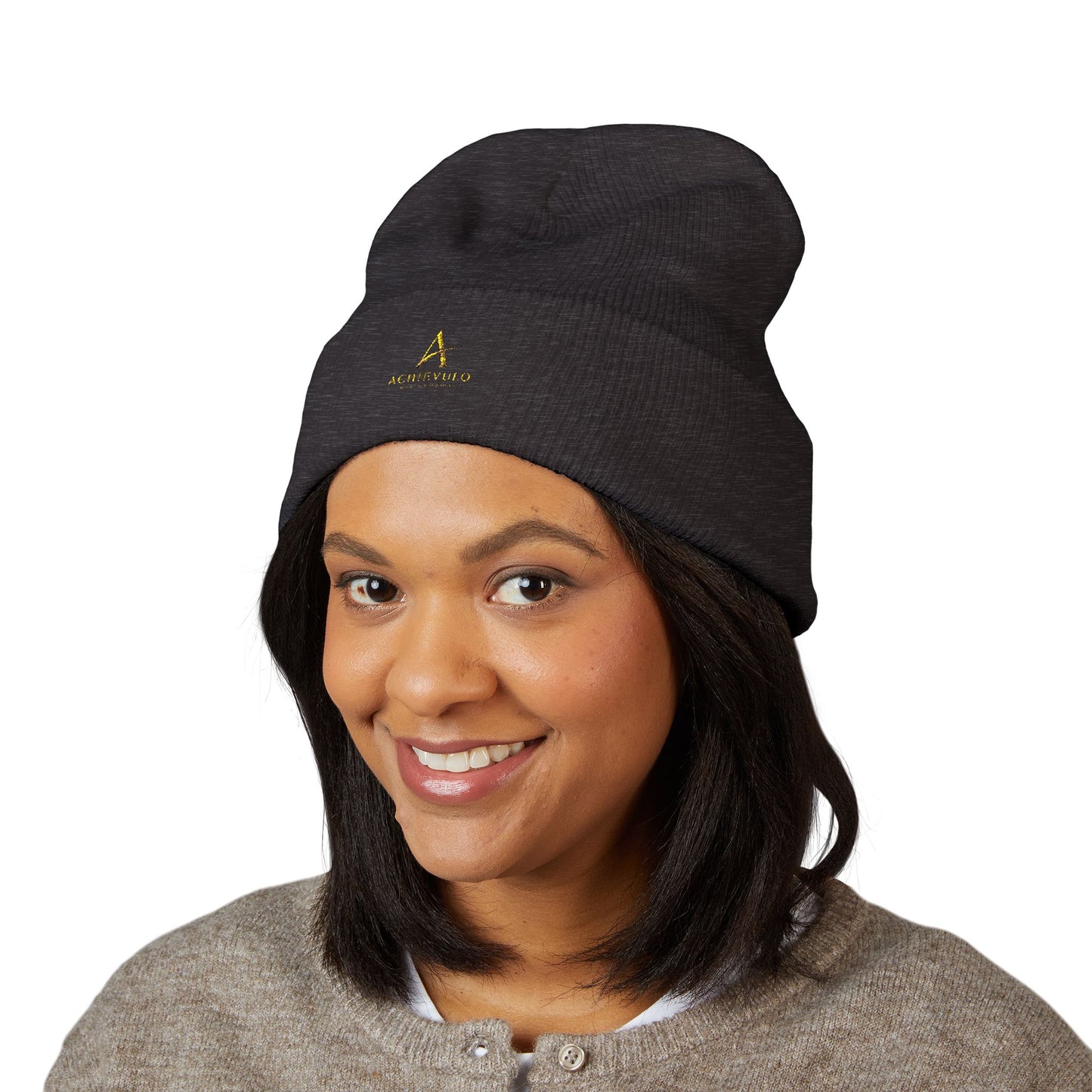ACHIEVULO Embroidered Classic Cuffed Beanie