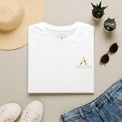 ACHIEVULO Signature Gold Emblem Tee