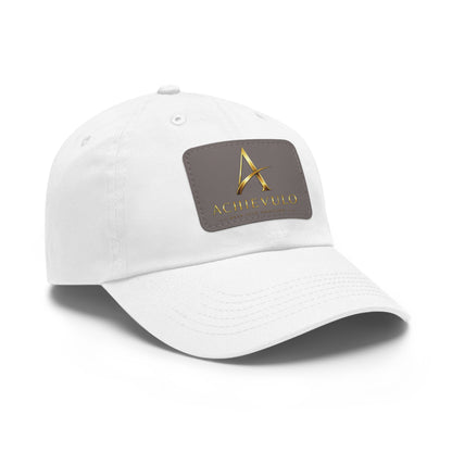 Achievulo Signature Leather Patch Dad Hat