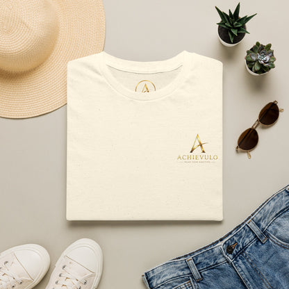 ACHIEVULO Signature Gold Emblem Tee