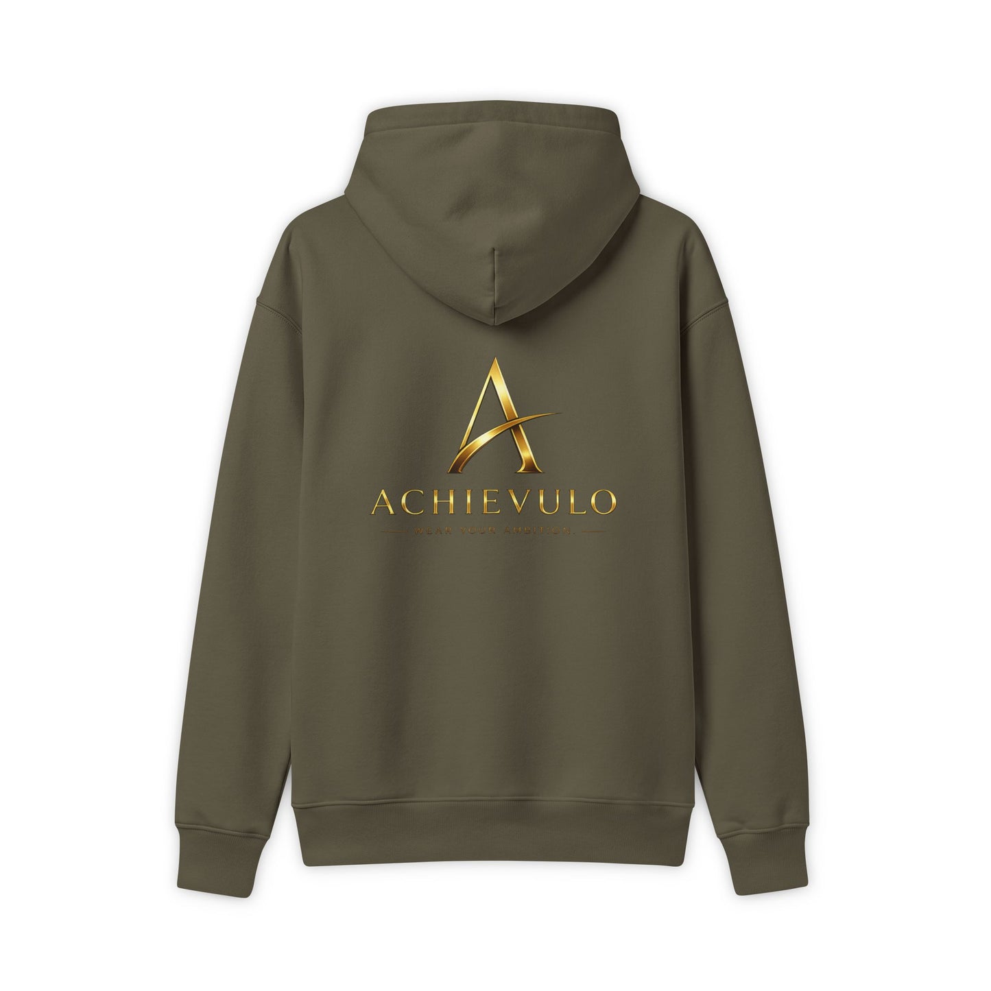 ACHIEVULO Prestige Gold Logo Hoodie
