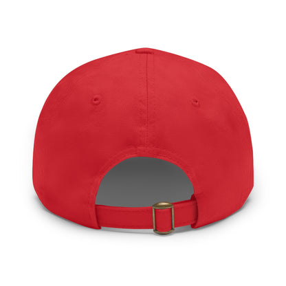 Achievulo Signature Leather Patch Dad Hat