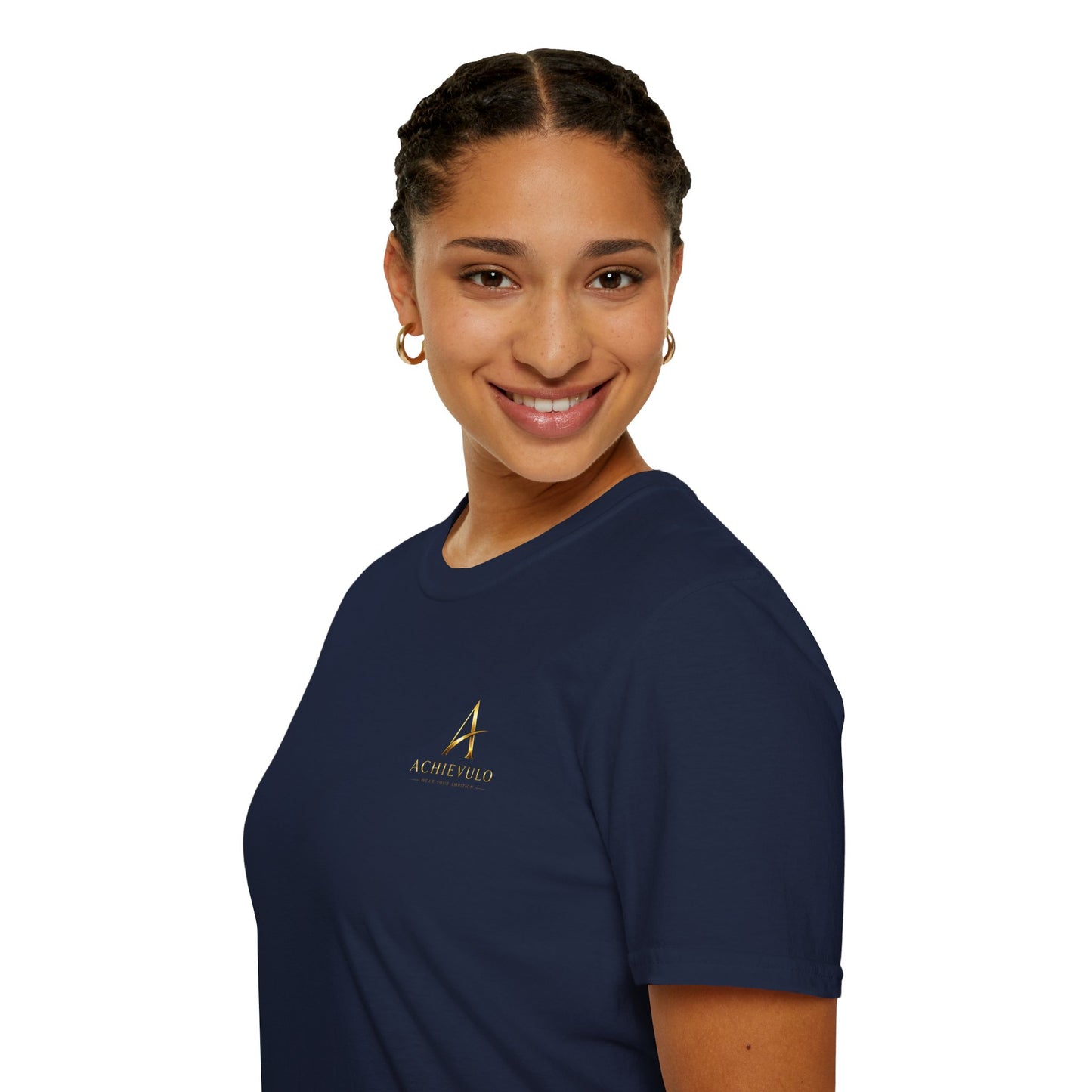 ACHIEVULO Signature Gold Emblem Tee