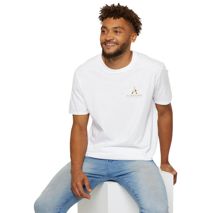 ACHIEVULO Signature Gold Emblem Tee