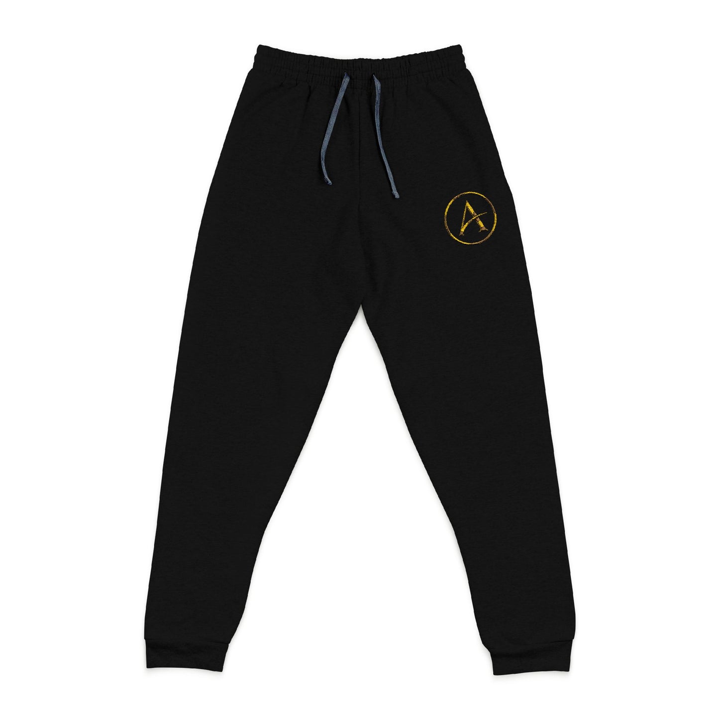 ACHIEVULO Embroidered Logo Joggers – Charcoal Edition
