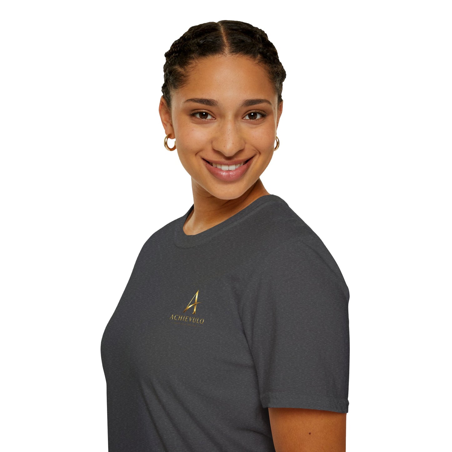 ACHIEVULO Signature Gold Emblem Tee