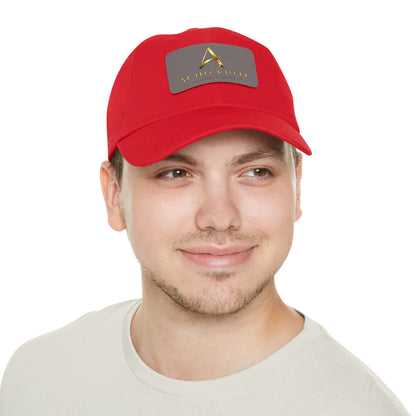 Achievulo Signature Leather Patch Dad Hat
