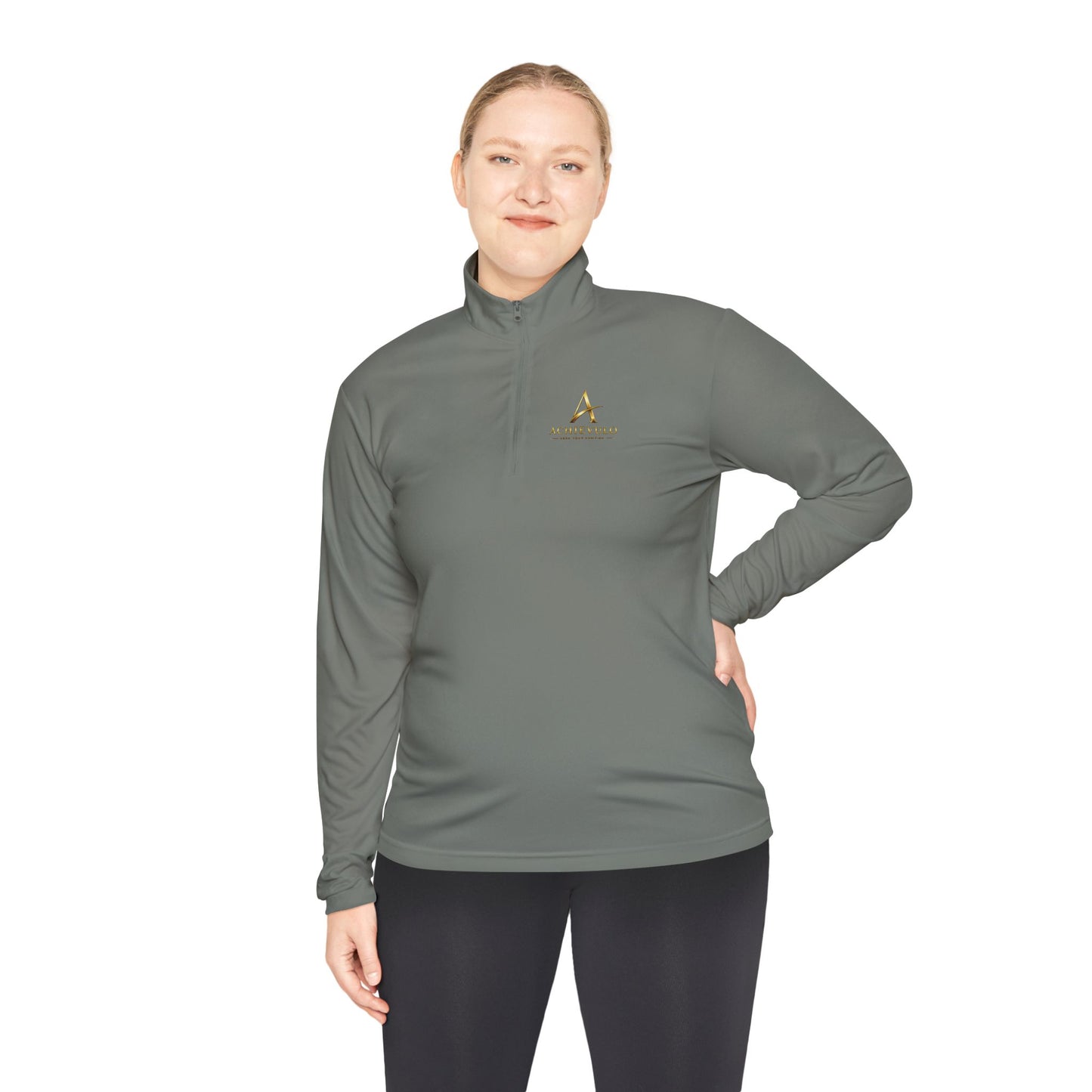 ACHIEVULO Gold Label Quarter-Zip Pullover