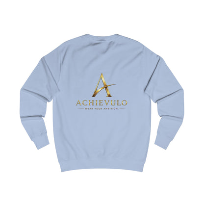 Achievulo Signature Gold Monogram Crewneck