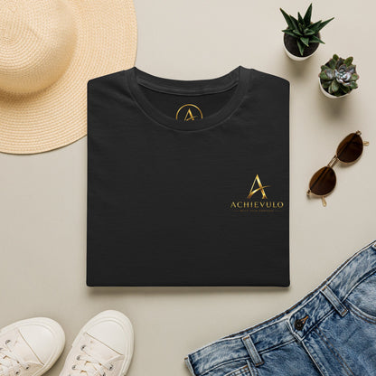 ACHIEVULO Signature Gold Emblem Tee