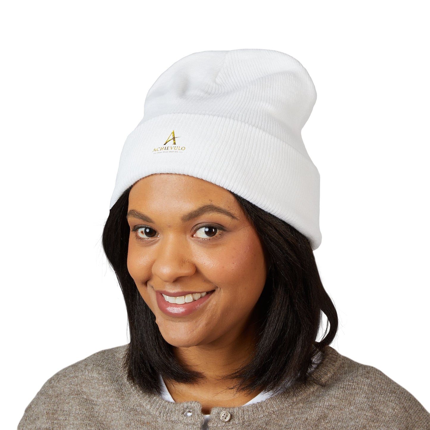 ACHIEVULO Embroidered Classic Cuffed Beanie