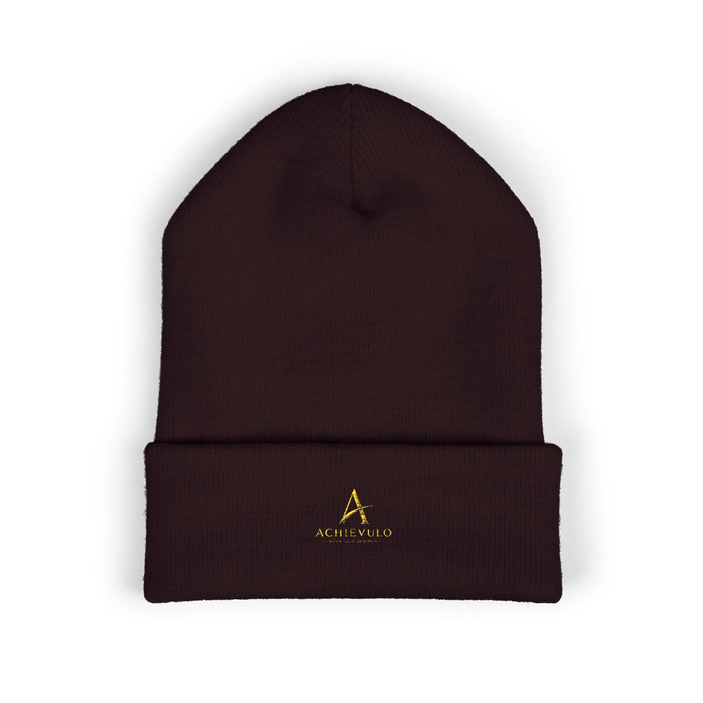 ACHIEVULO Embroidered Classic Cuffed Beanie